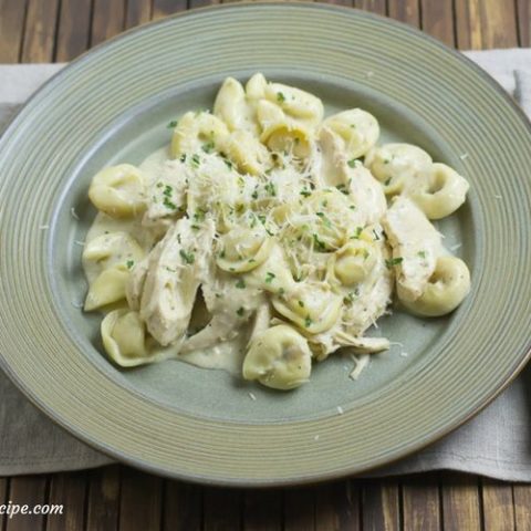 Crock Pot Chicken Alfredo Tortellini Recipe
