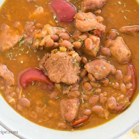 Crock Pot Pork Baked Bean Soup