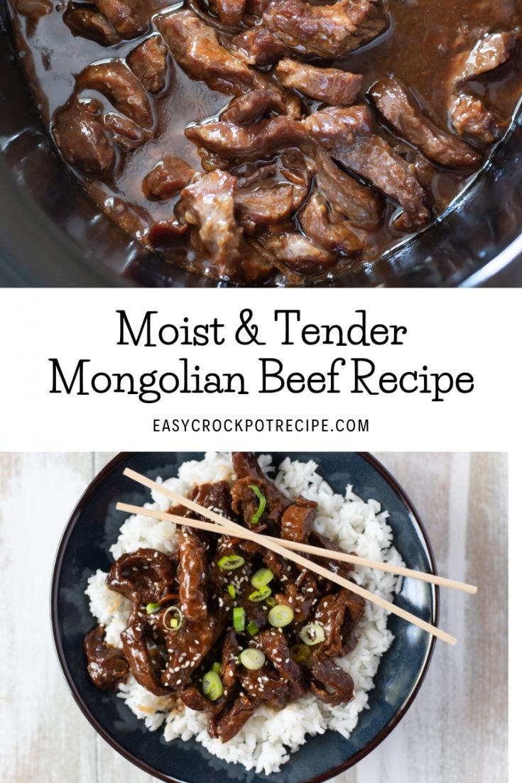 Crock Pot Mongolian Beef Easy Crock Pot Recipe